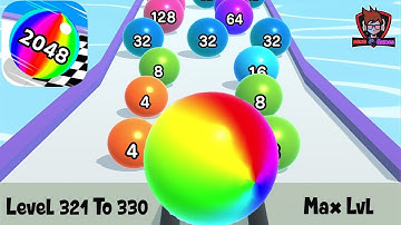 BALL RUN 2048 🎱💕- All Levels Gameplay Android, iOS 321 TO 330