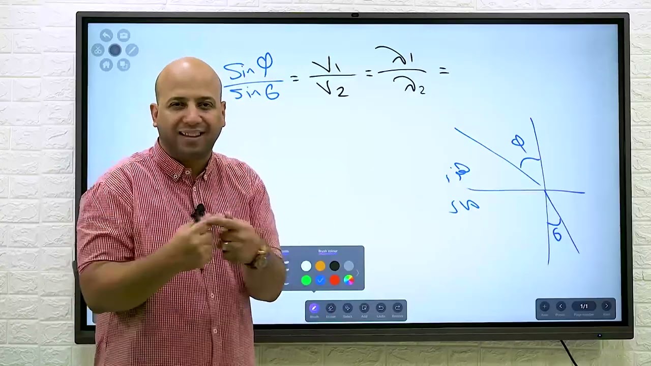 مراجعة اول ٣ دروس في فصل الضوء فيزياء ٢ث