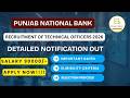 PNB Technical Recruitment 2026 | Officer Engineer | 90000+ Salary | Divya Career - Exam Notification