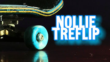 How To Nollie Treflip - Fingerboard Trick Tip Tutorial