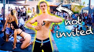 SNEAKING INTO AN EXCLUSIVE HOLLYWOOD POOL PARTY