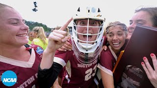 Final 2:30 of BC-Northwestern women's lacrosse title game nail-biter