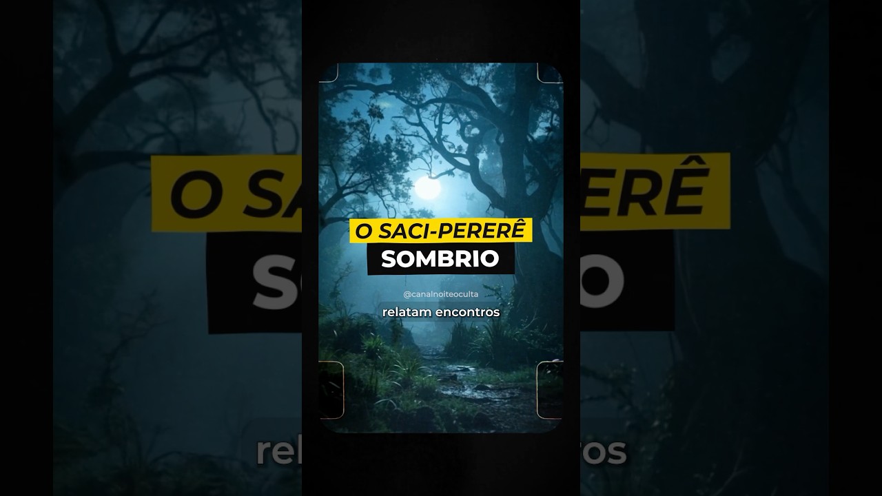 O LADO SOMBRIO DO SACI. #dark #terror #folclore #saci #lenda #creepy #scary #medo #viral #fy #fyp