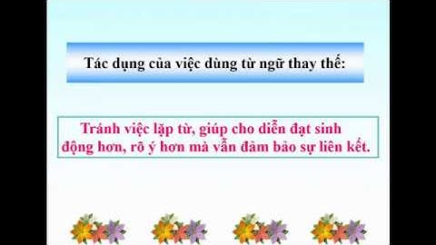 Bài : LUYỆN TẬP THAY THẾ TỪ NGỮ ĐỂ LIÊN KẾT CÂU| Tuần 26 | Luyện từ và câu | Lớp 5 | Học online
