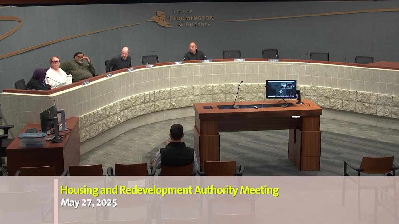 May 27, 2025 Housing and Redevelopment Authority Meeting May 27, 2025 Housing and Redevelopment Authority Meeting