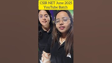 CSIR NET JUNE 2025 | FREE YOUTUBE BATCH #csirnet #free #lifescience #best #viralshorts #jrf