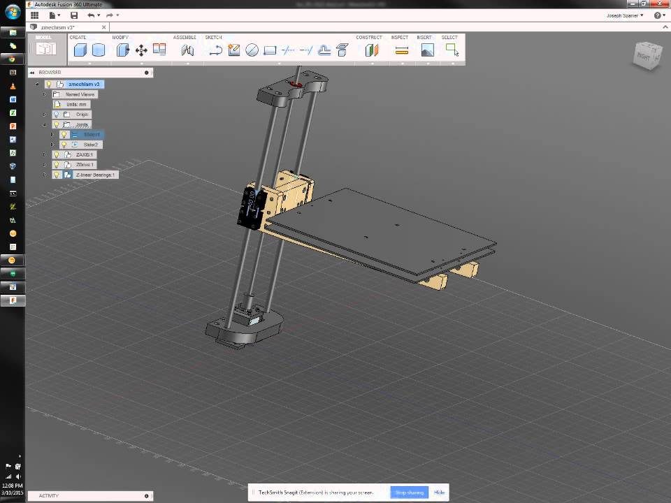 Creo Import into Fusion 360 for motion study - YouTube