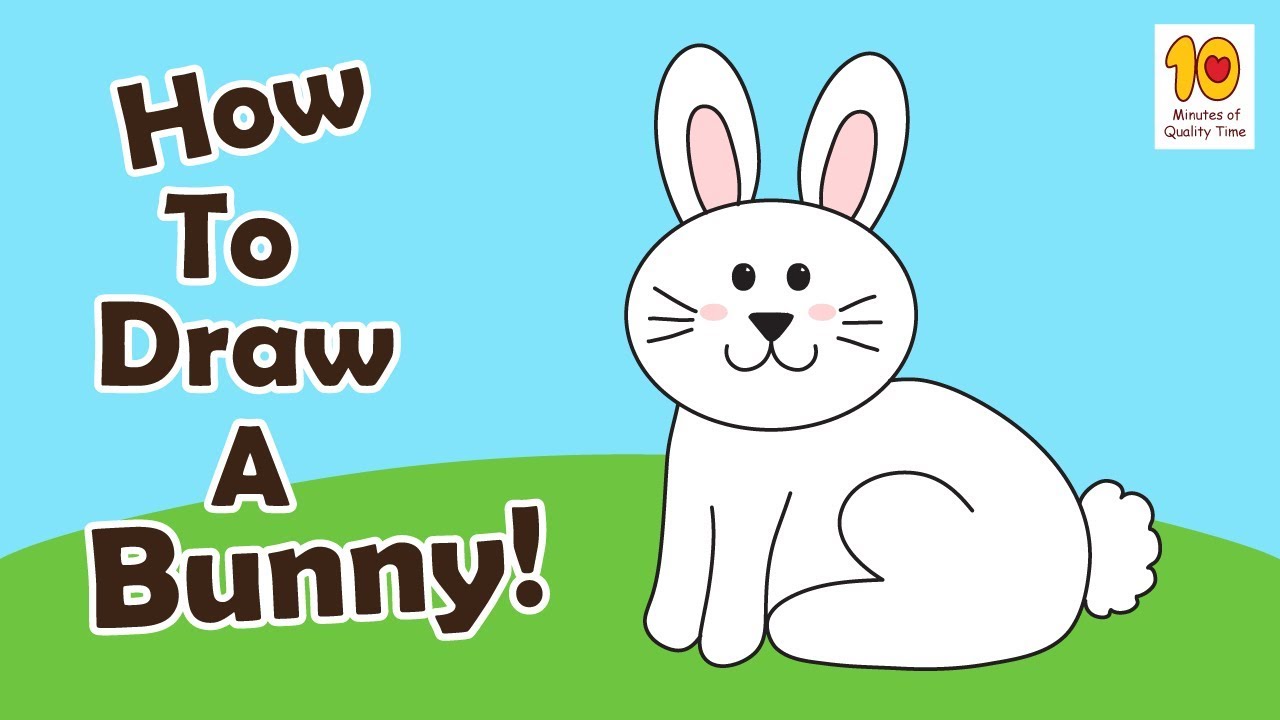 How to Draw a Bunny Step by Step For Kids - YouTube