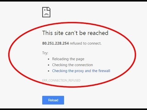 This Site Can't Be Reached ERR_CONNECTION_REFUSED in Google chrome- Fixed easily