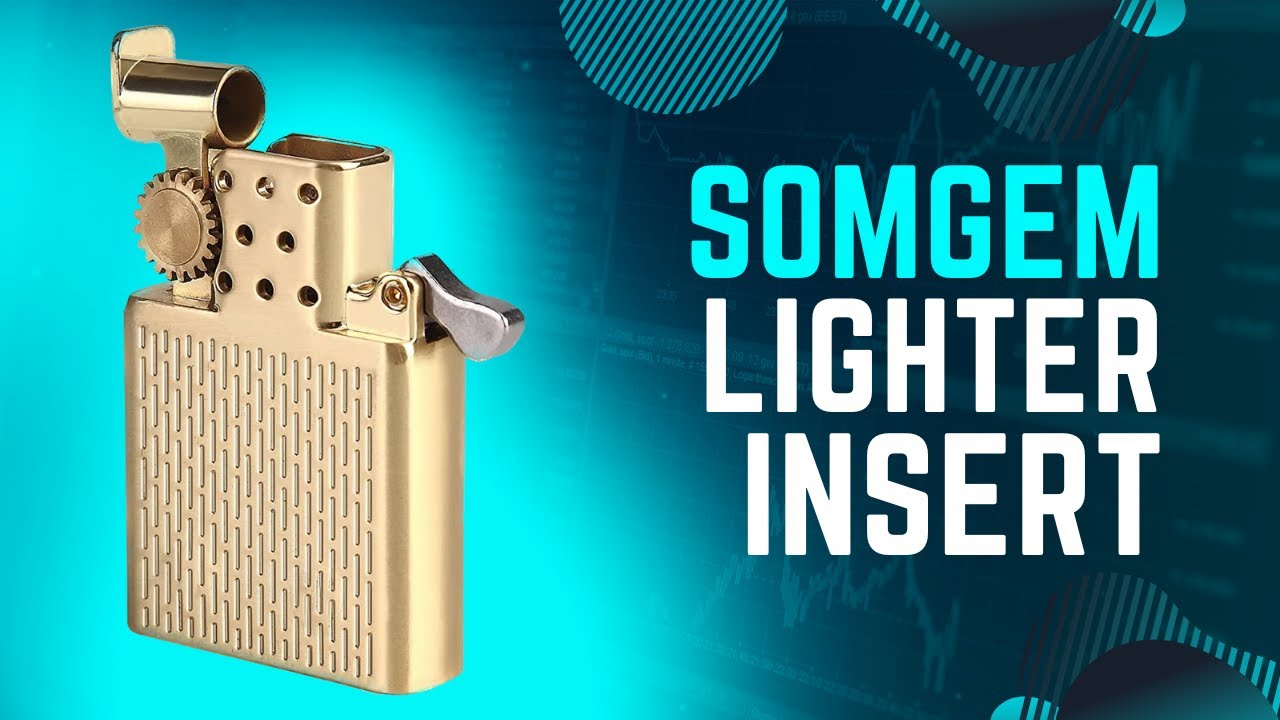 SomGem Vintage Pocket Lighter Insert Review For Zippo Lighters YouTube