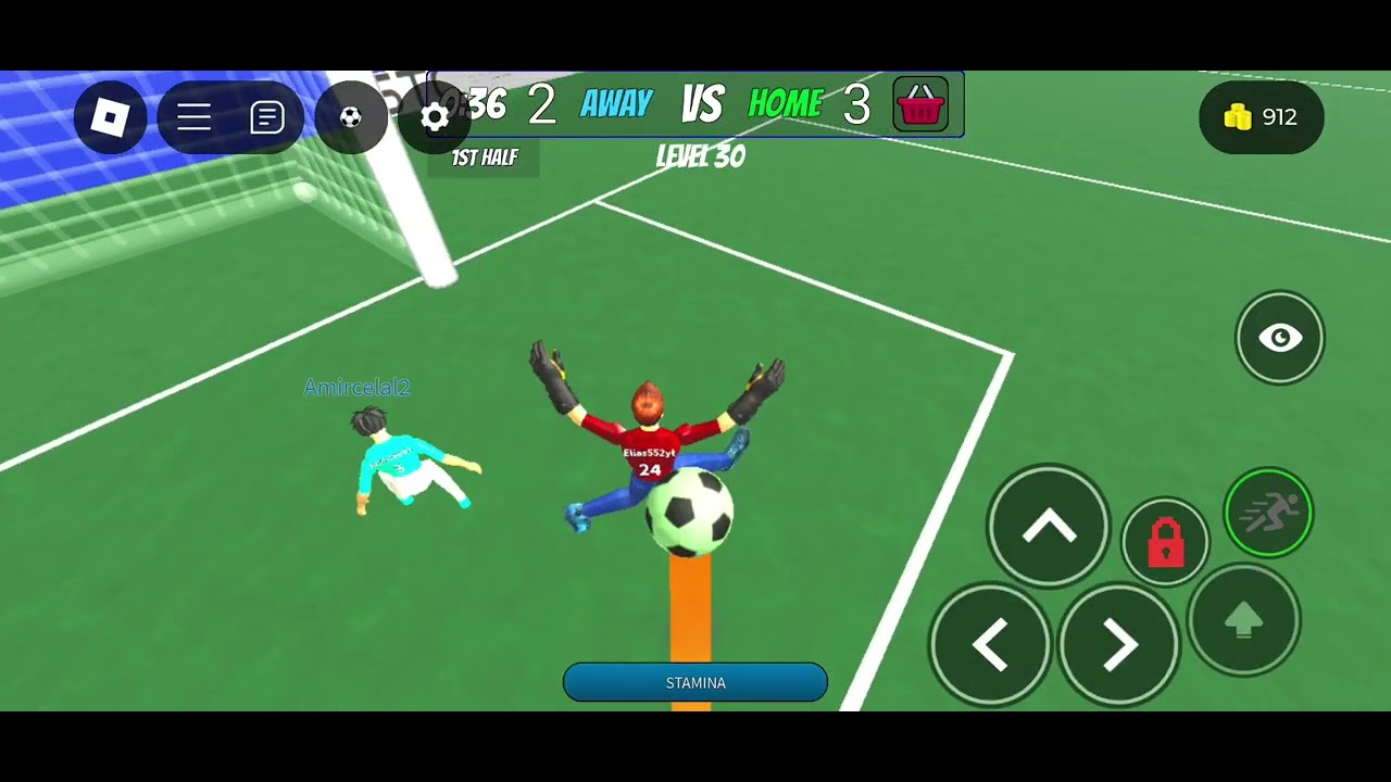 Joguei Futebol de Rua realista 7v7 no roblox de gk (Foi um jogaço, franguei mas fiz boas defesas)