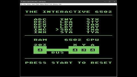 The Interactive 6502 Demo for Atari 8-bit Home Computers