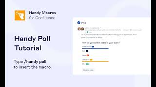Handy Poll - get started