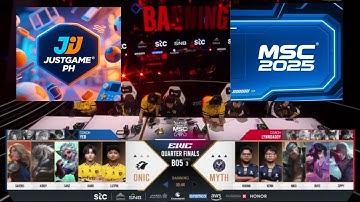 ONIC ID VS MYTHIC SEAL KNOCK OUT STAGE GAME 3 | MSC 2025