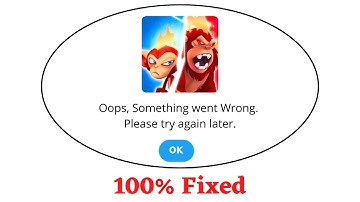 Fix Monsters Oops Something Went Wrong Error. Please Try Again Later Problem Error Solved