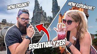 How DRUNK do you get? Drinking Around Disneys Hollywood Studios... With a Breathalyzer 🍻