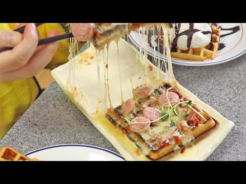 서윗병진 와플먹방!!