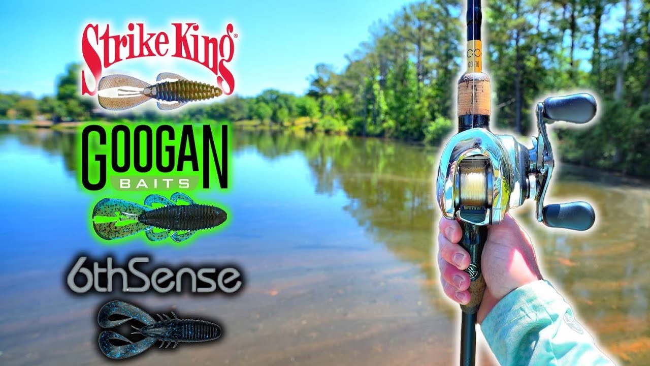 Fishing The MOST Popular Bait Brands For A Day (1v1v1) YouTube