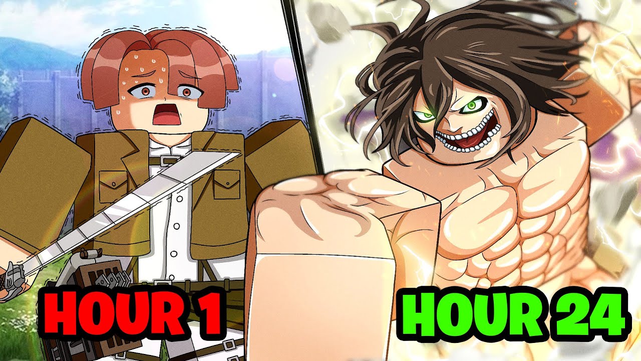 Я потратил 24 часа на прокачку аккаунта своего подписчика в игре Attack on Titan: Revolution.