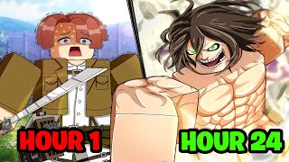 I Spent 24 HOURS Grinding My Subscriber’s Account in Attack on Titan: Revolution