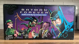 BATMAN FOREVER: Battle At The Big Top 3D Board Game From Parker Brothers (1995) | REVIEW screenshot 5