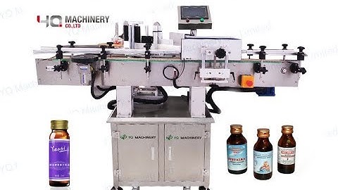 Automatic vial labeling machine for small glass bottle self adhesive labeler