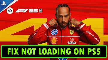 Fix F1 25 Not Loading/Stuck on Loading Screen Error on PS5