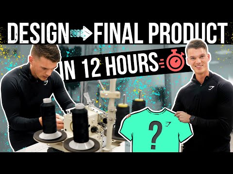 I CREATE A GYMSHARK PRODUCT IN A DAY | From design to a completed t-shirt