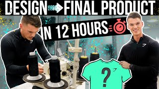 I CREATE A GYMSHARK PRODUCT IN A DAY | From design to a completed t-shirt