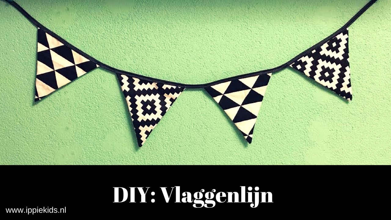 DIY: Vlaggenlijn naaien |incl. uitleg patroon| - YouTube Diy: Vlaggenlijn Naaien |Incl. Uitleg Patroon| - Youtube