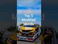 top 5 modified Honda civic in Pakistan #cartok #modified #music #hondafusion