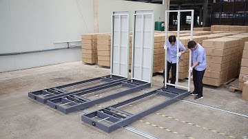Installation for mobile storage system  #mobileshelvingsupplier #mobileshelvingmanufacturer