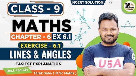 Cbse class 9th Maths Exercise 6.1 NCERT solutions | chapter 6 Lines And Angles | cbse class 9