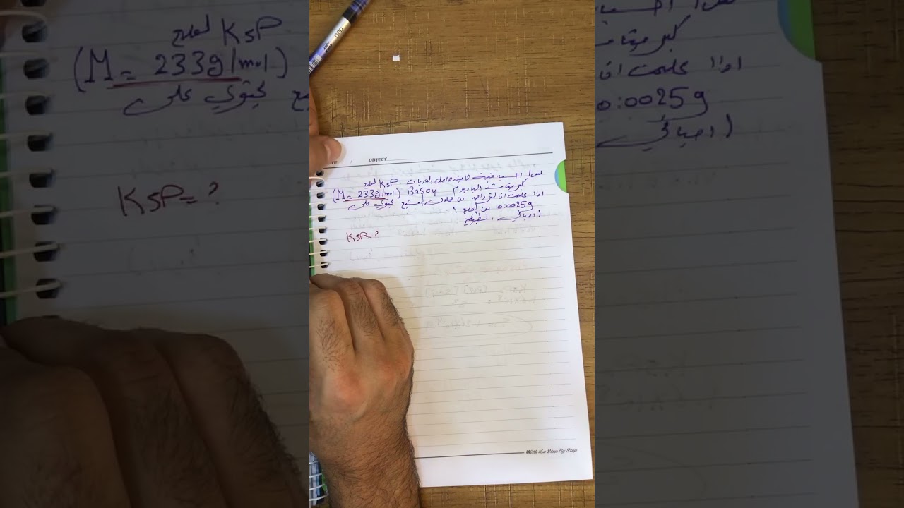 الفصل الثالث الاتزان الايوني / الذوبانيه الجزء الاول / كيمياء السادس العلمي الاحيائي والتطبيقي(10)