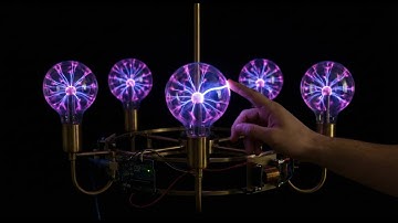I Turned an Old Chandelier into a High Voltage Plasma Ball
