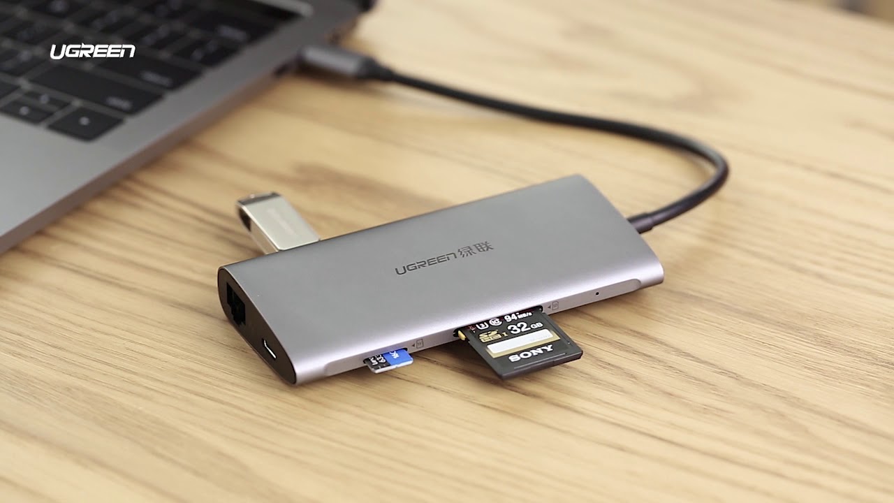  Argmao USB C Hub, 8-in-1 Dongle, USB C to USB C Data