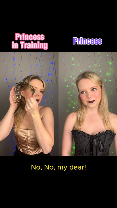 #pov she learns how to wear a tiara…