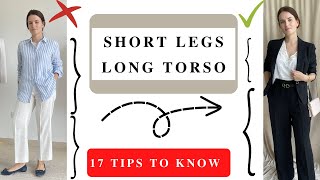 Short Legs Long Torso | Transform Your Look with 17 hacks to Look & Feel Fabulous! Look Taller