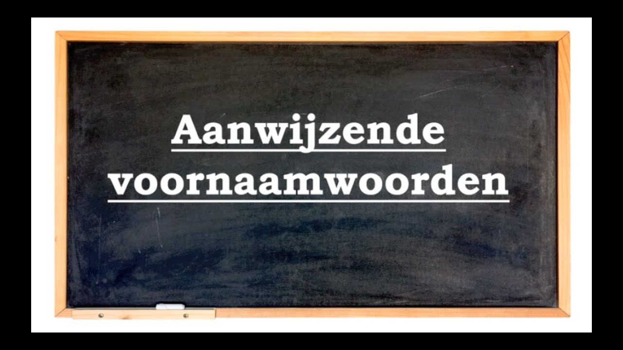 Meester Nicky TV aanwijzende voornaamwoorden