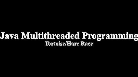 Tortoise/Hare Race (Java Multi-threaded programming)