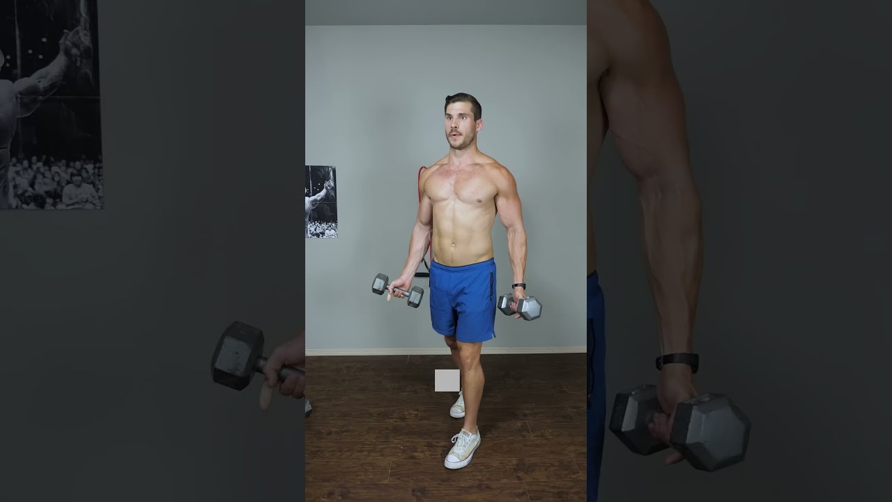 Quick Home Chest Workout For Beginners Using Dumbbells 