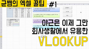 [엑셀 꿀팁] 직장인들이 가장많이 사용하는 VLOOKUP 함수에 대해