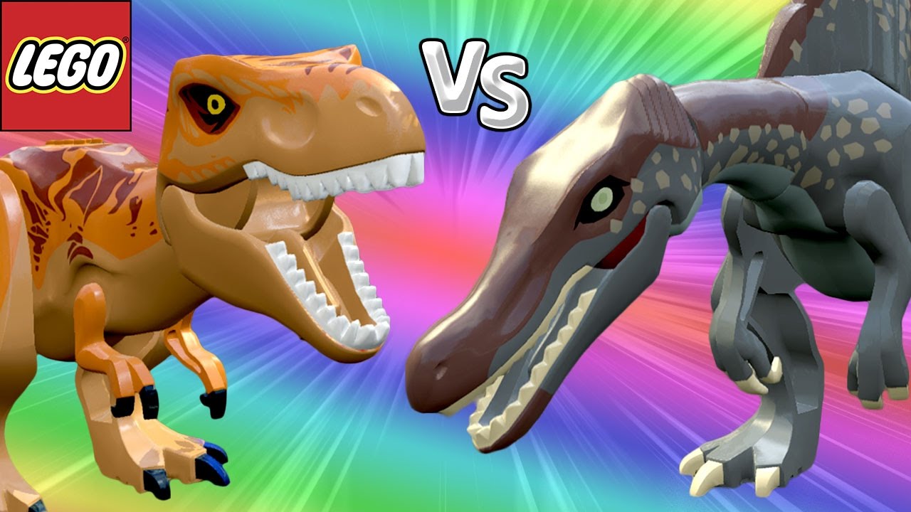 TIRANOSSAURO REX VS ESPINOSSAURO - LEGO Jurassic World