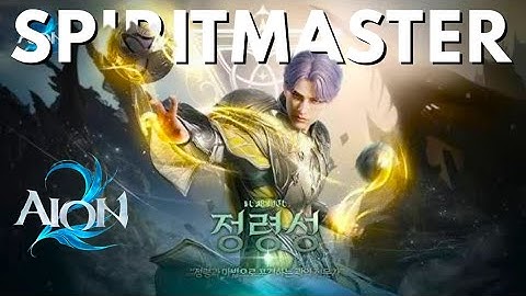 AION 2 SPIRIT MASTER GAMEPLAY SKILLS SHOWCASE (MMORPG)