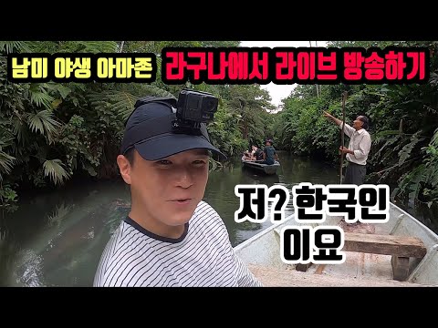 남미 아마존 야생 라구나에서 생방송 여행하기 🇪🇨 [15] 세계여행 에콰도르