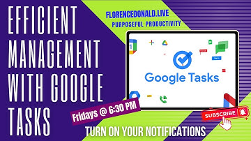 Optimize Your Productivity System With The New Google Tasks Feature!