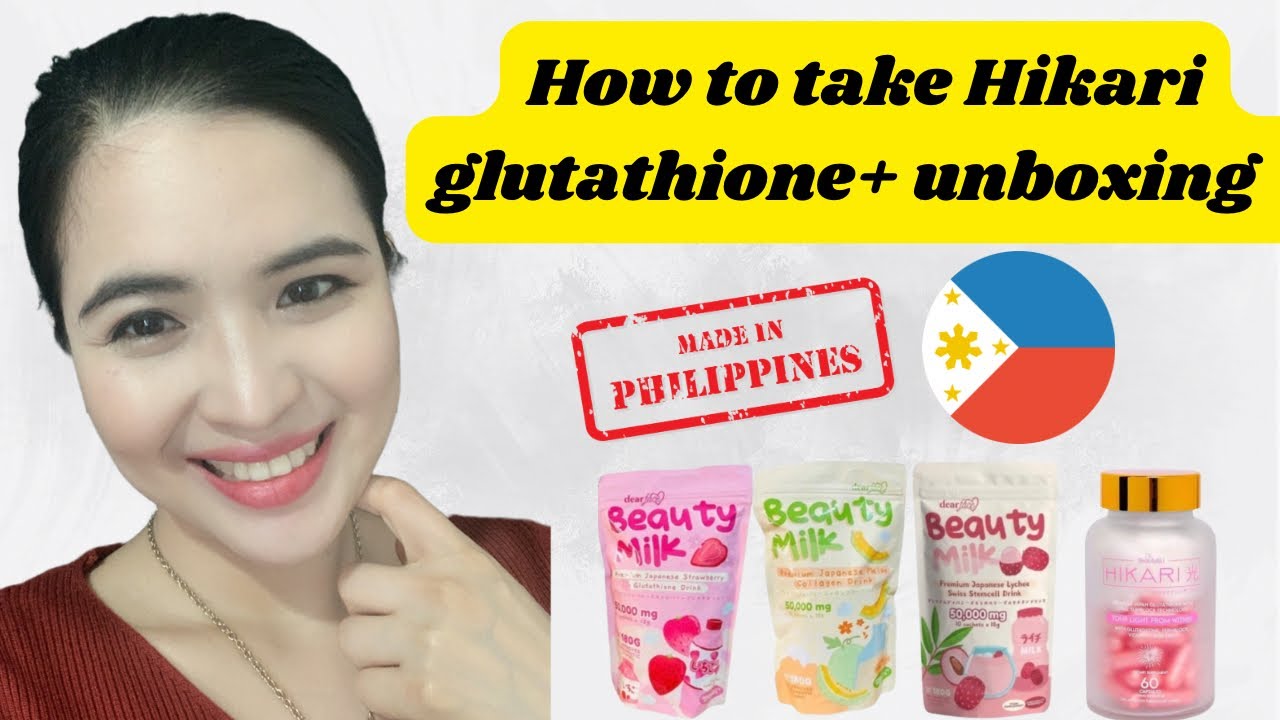 LIVE VIDEO: HOW TO TAKE HIKARI GLUTATHIONE