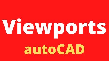Viewports In AutoCAD || autoCAD Tutorials || How To Create Viewports In AutoCAD