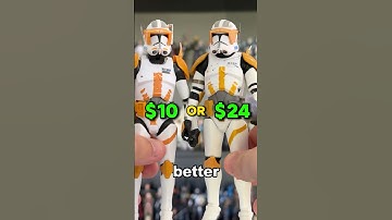 $10 VS $24 STAR WARS THE BLACK SERIES COMMANDER CODY 👀