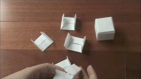 origami modular Paul Jackson cube